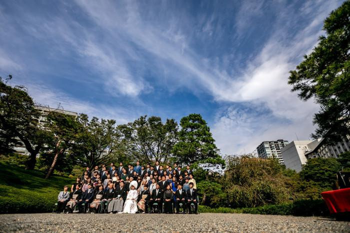 豊かな自然に見守られながらの集合写真は、未来へと続く宝物に。