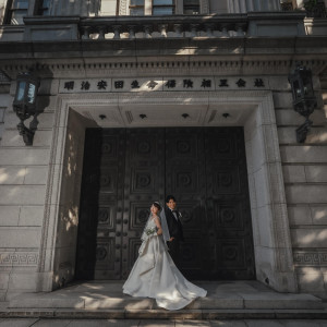 90年の刻を越えて、ふたりの愛を誓う、国の重要文化財。