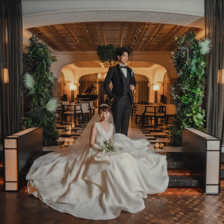 \嬉しいフォト特典/*大理石×キャンドル*幻想的なチャペルで入場体験