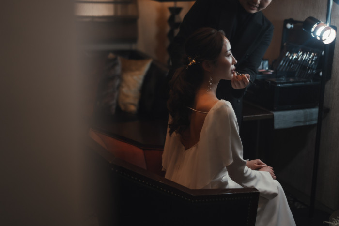 ブライズルームもゆったり完備