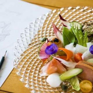 食材や盛り付けにこだわり、五感で愉しむ料理たち