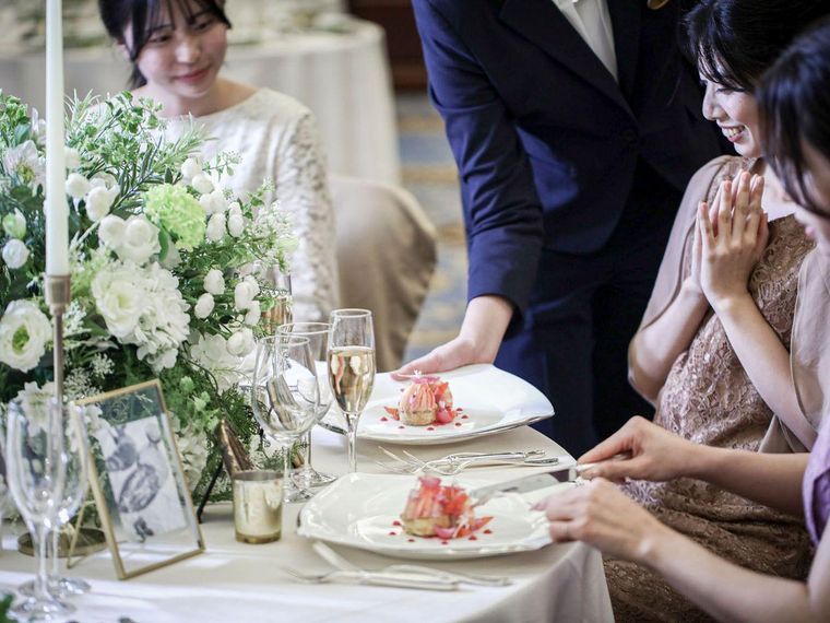 少人数婚だからこそ。記憶に残る「料理」で最高のおもてなし