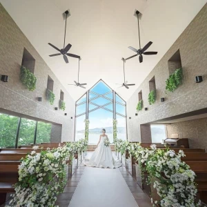 公式限定【155万＆2万ギフト】ドレス試着＆絶景チャペル*豪華6品試食