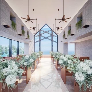 【120万円優待】憧れドレス試着＆絶景チャペル体験*3万豪華コース試食