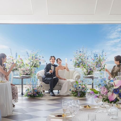 北ビワコホテルグラツィエの結婚式の公式写真（1枚目）