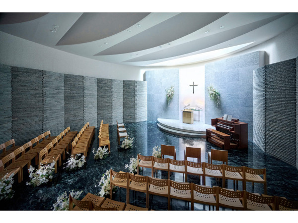 独立型で石造りの本物の教会「セルリアンタワーチャーチ」