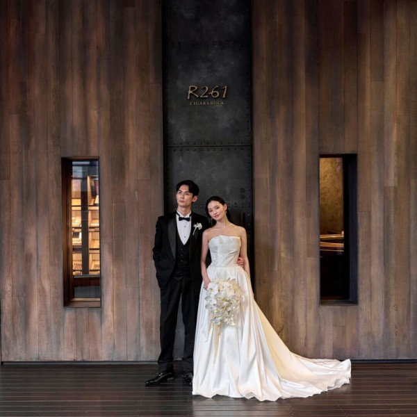 ホテル内の人気スポットで撮影