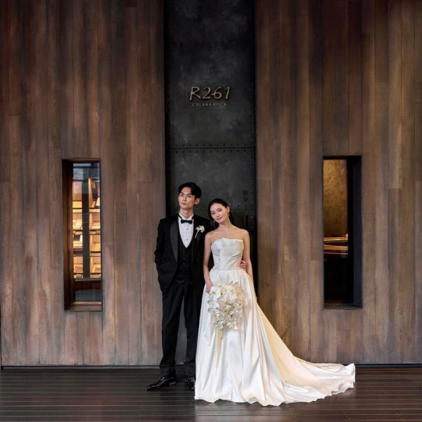 ホテル内の人気スポットで撮影