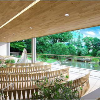 残僅か【AM限定15大特典】緑と自然光映える新挙式会場×婚礼絶品試食