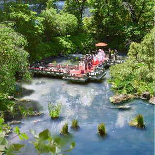 【当館人気No1*15大特典付】神社挙式×絶品試食×"貸切"庭園体験