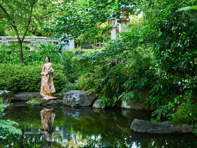 【原宿駅から徒歩3分】一万坪の日本庭園を眺められる1日