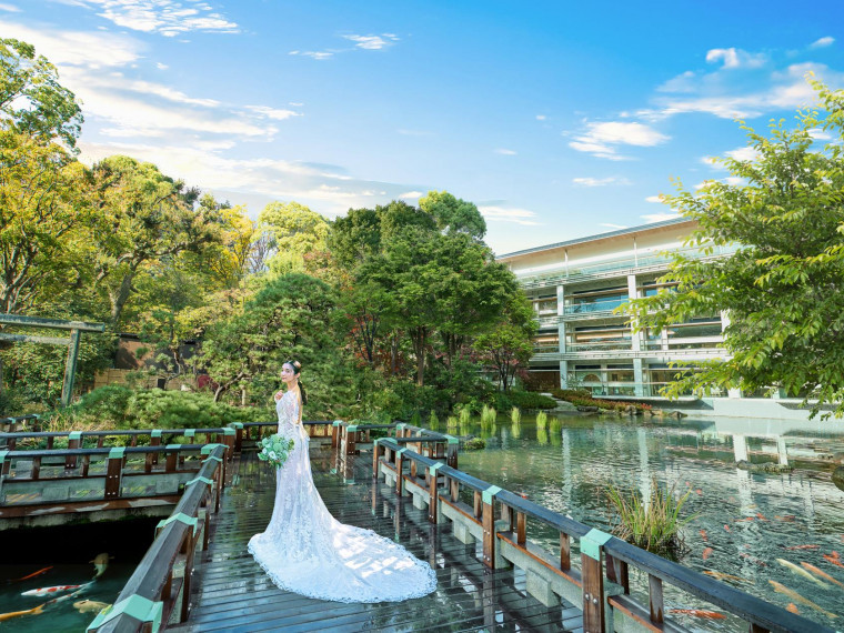 原宿駅徒歩3分！静寂した一万坪の日本庭園を貸切に