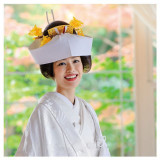 角隠しはご新婦様をより美しくさせてくれます。
ご家族様もお喜びになります。