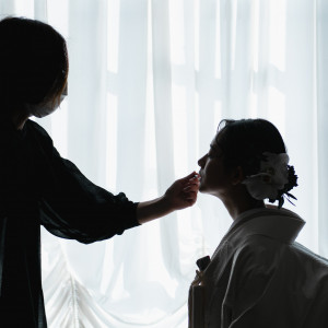 当日イメージ通りの花嫁姿になるため、事前にヘアメイクリハーサルも可能なので気軽に相談を！|ベルセゾンの写真(19160947)