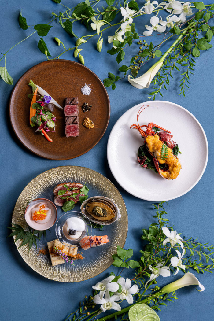 神戸や淡路産の厳選食材を使った、白井シェフのお料理でおもてなし。