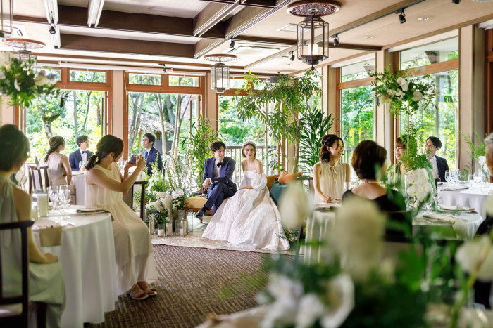 まるで自邸のようにゲストをお招き、選べる3つの会場