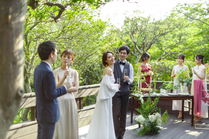 親族や気の合うゲストと過ごす、至福のひととき。