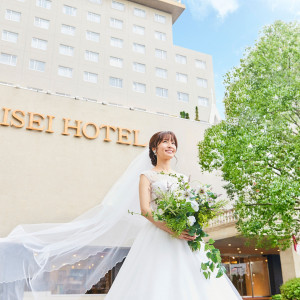 ホテルのお外でお写真撮影|Mito KEISEI HOTEL （水戸京成ホテル）の写真(12204485)