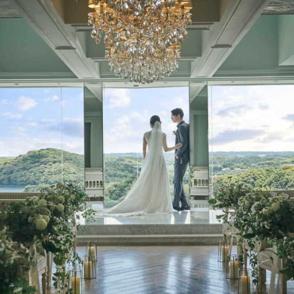 絶景チャペルで残すフォト