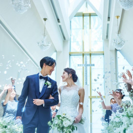 【ドレス試着体験付き!】豪華高評価コース試食&和洋感動挙式体験