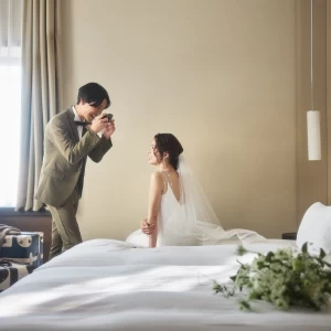 ご宿泊のお部屋でゆったりと過ごすステイウエディング|ホテルアソシア静岡の写真(53795912)