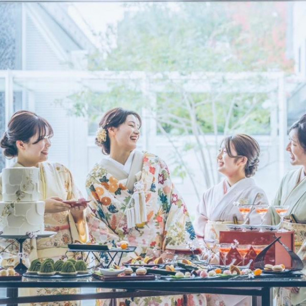 ご友人もお着物でご参列