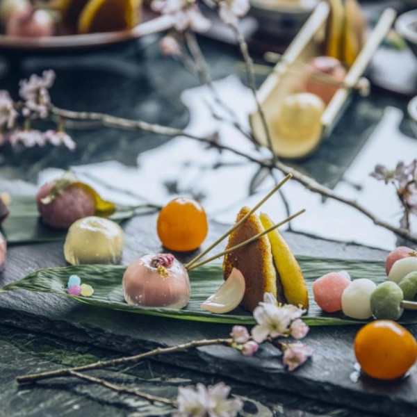 人気の和菓子ブッフェ