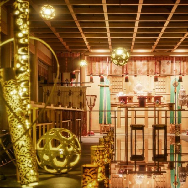 ブライダル初コラボレーション「竹あかり装飾」プレゼント