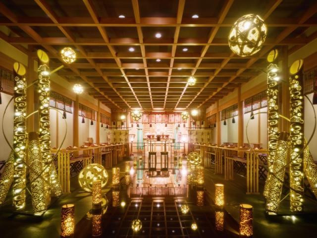 静岡でも数少ない本格的な神殿挙式と和婚が叶う