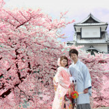桜の前撮りも人気