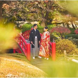 【1万坪の日本庭園】本格神殿&庭園臨む絶景会場×ローストビーフ試食