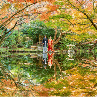 【1万坪の日本庭園】本格神前・庭園臨む絶景会場＆スイーツ試食