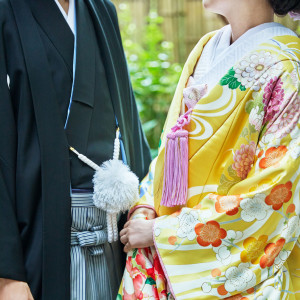 色打掛でより華やかに|東京大神宮マツヤサロンの写真(17907826)