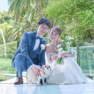 《貸切×ペット婚》わんちゃんと一緒の結婚式♪試食付リゾ婚体験