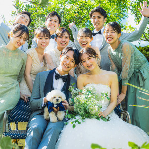 【愛犬と一緒の結婚式】広々ガーデンがあるから安心。準備もしっかりサポート！|ホテルフランクスの写真(46864737)