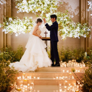 残2【Xmas限定&155万優待】緑*の独立型チャペル×和牛*真鯛試食