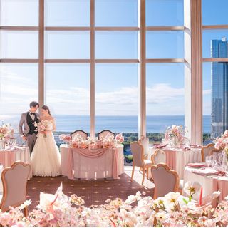 直前OK【ドレス&挙式料*20大特典】挙式×海*空絶景ホテル×2万試食