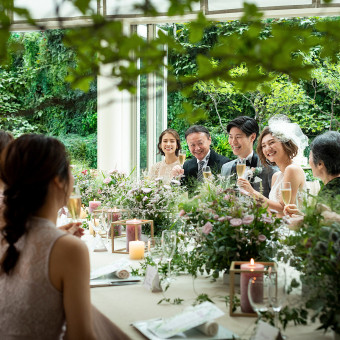 【親族中心の結婚式にも人気♪】アットホームに和やかな時間を過ごすパーティ