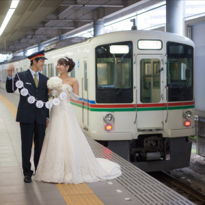 【HAPPY TRAIN WEDDING】ゲストも楽しめるトレインウエディングで大切な人たちを証人に永遠の愛を誓って。[収容人数～50名]|川越プリンスホテルの写真(1761814)