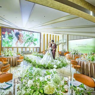 ☆*美しい青空チャペル*☆プレ花体験&無料コース試食&360°映像演出