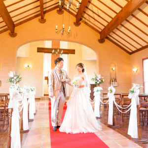 下見した会場の写真