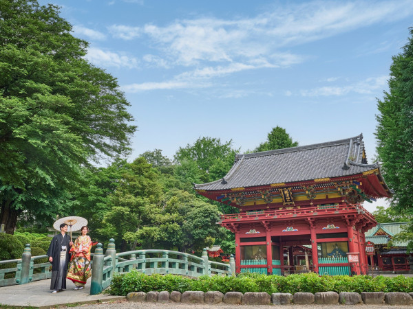 日本情緒が息づく湯島天満宮など格式高い6社の神社で 古式ゆかしき挙式を