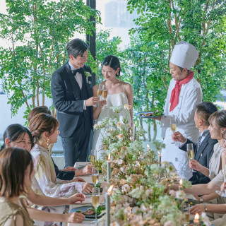 極上のお料理でおふたりの気持ちを伝える