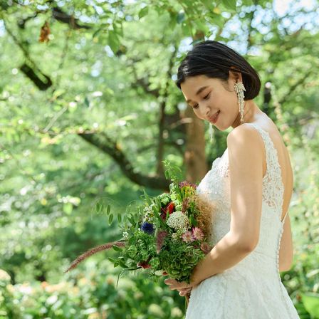 ドレスが映えるロケーションフォト|LUCIS Tokyo WEDDING（ルーキス）の写真(63396334)