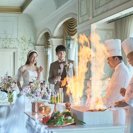 【限定SP】フランベ演出×贅沢試食体験*挙式&ドレス試着も◆6万ギフト