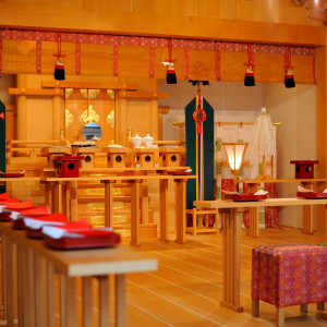 <天翔殿>本格的な神殿で、厳かで神聖な挙式を|ホテルモントレ大阪の写真(38433403)