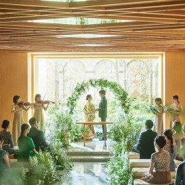 【和婚】光×緑溢れる挙式&ゲスト目線で贅沢試食*豪華15周年特典