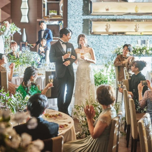 "ふたりらしい素敵な結婚式!"ゲスト高評価\憧れ感動体験&贅沢空間