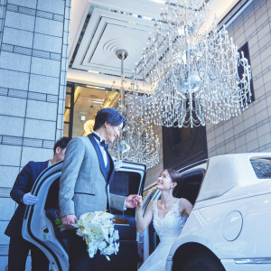 リムジン演習も叶う|デュクラス大阪/FIVESTAR WEDDINGの写真(34998593)