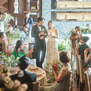 自然体で楽しめるパーティに|デュクラス大阪/FIVESTAR WEDDINGの写真(49277319)